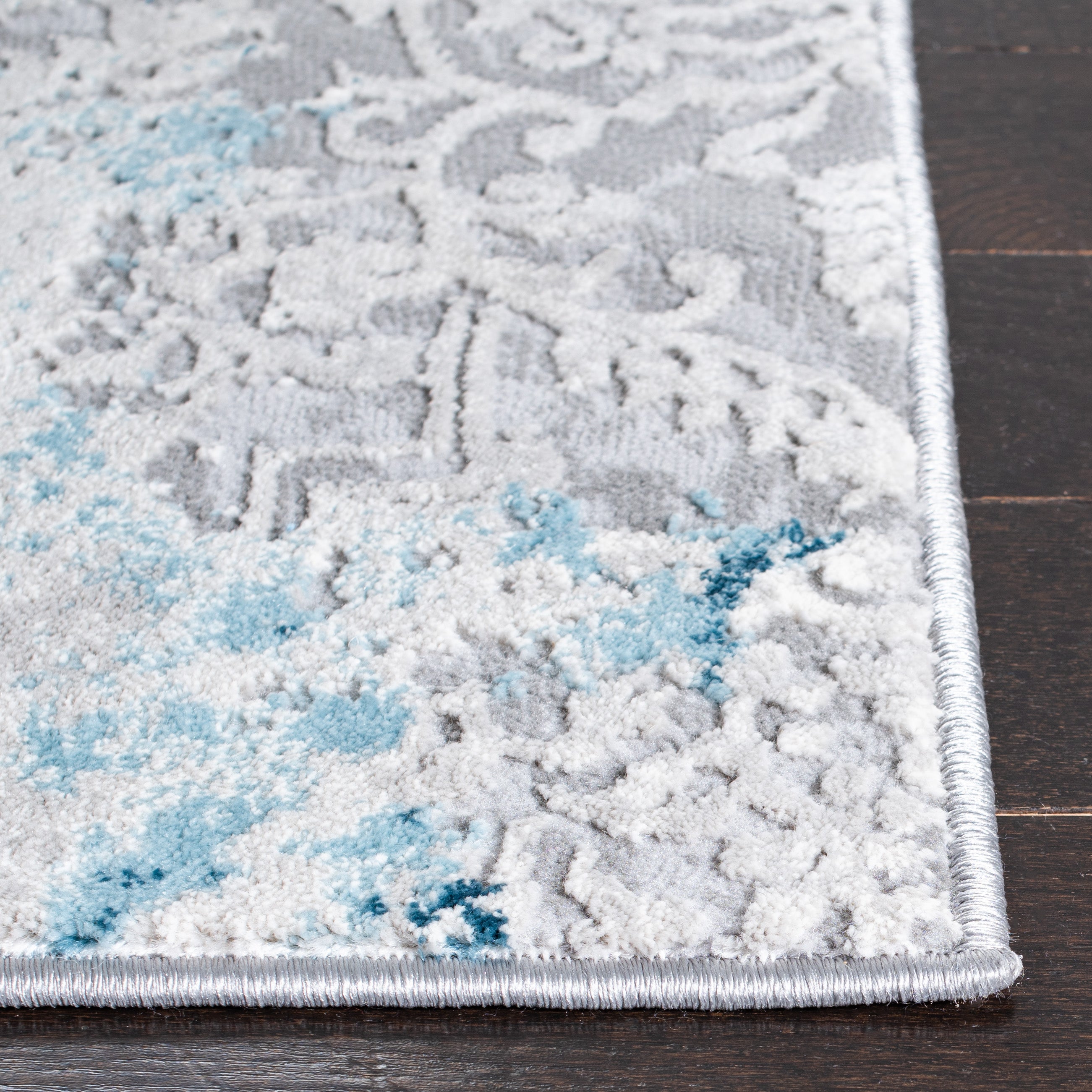 Safavieh Meadow 573 Rug, MDW573 - Light Grey / Blue