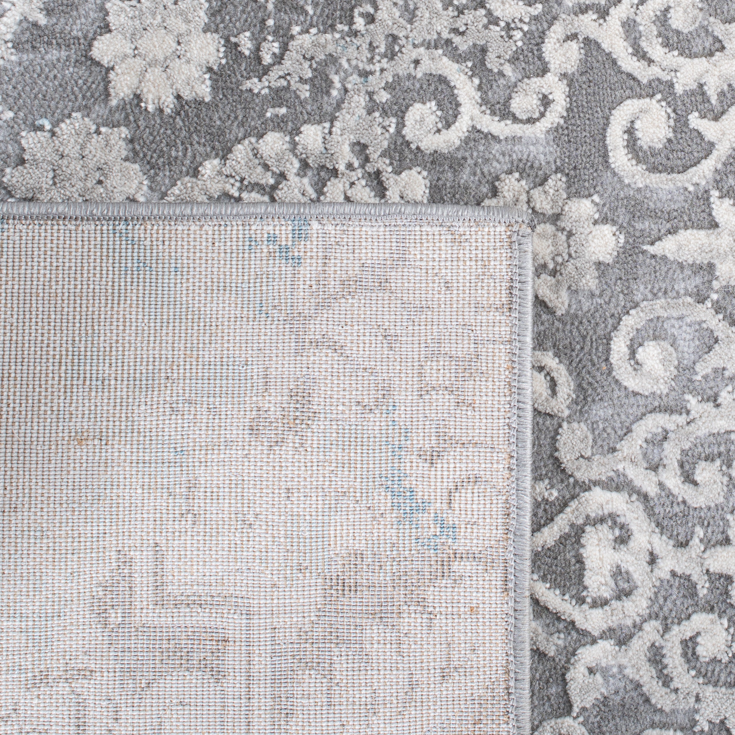 Safavieh Meadow 573 Rug, MDW573 - Light Grey / Blue