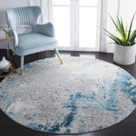 Safavieh Meadow 573 Rug, MDW573 - Light Grey / Blue