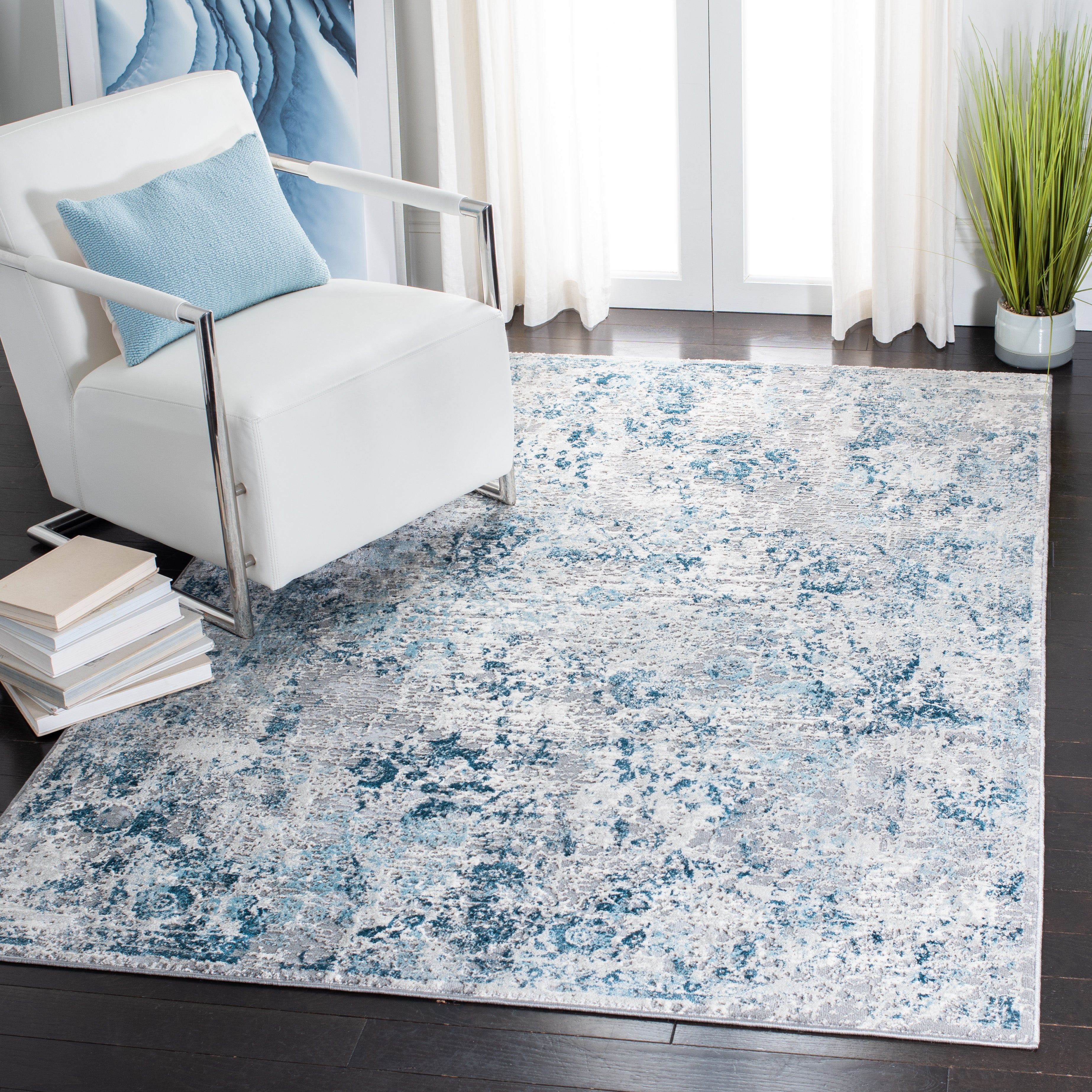 Safavieh Meadow 583 Rug, MDW583 - Grey / Blue