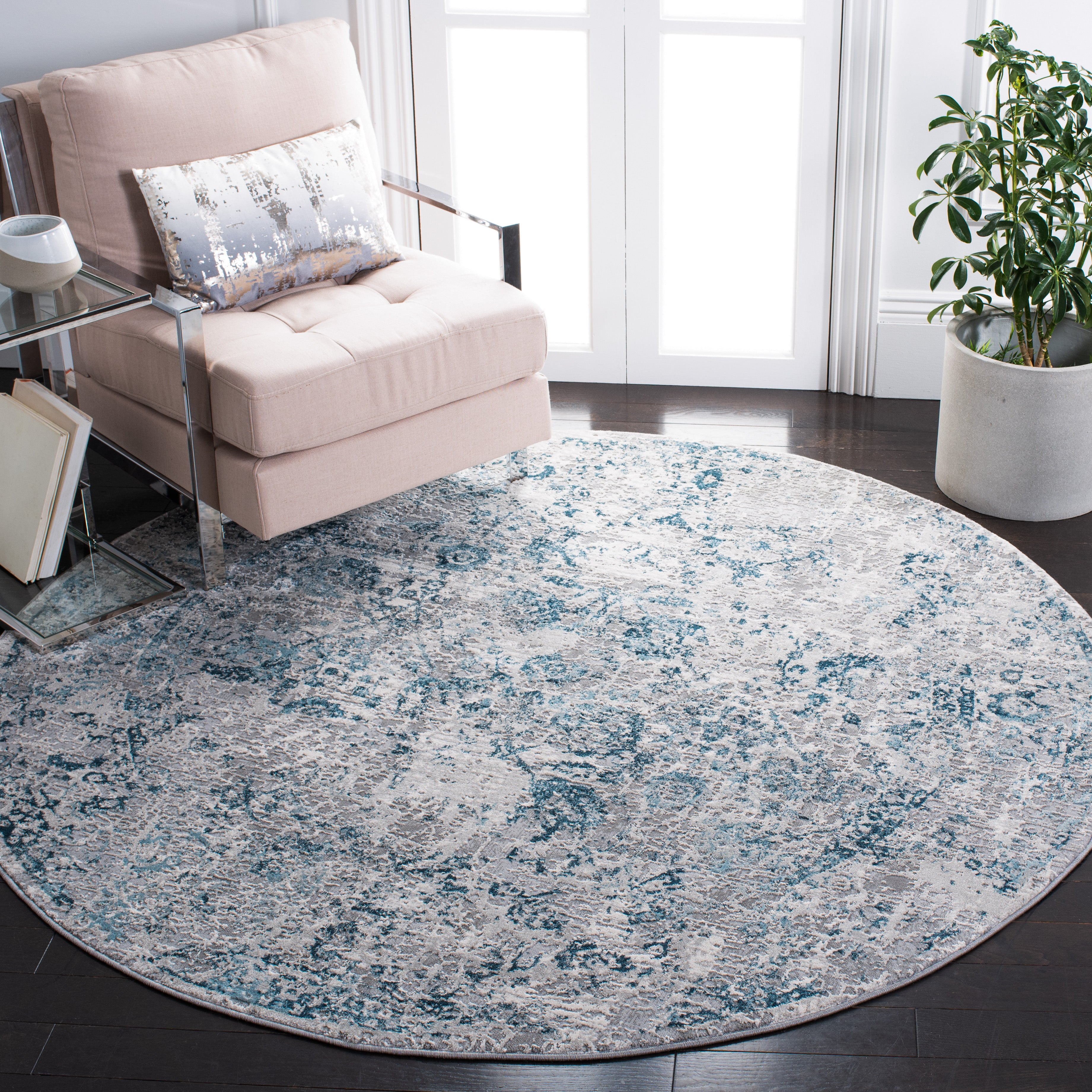 Safavieh Meadow 583 Rug, MDW583 - Grey / Blue