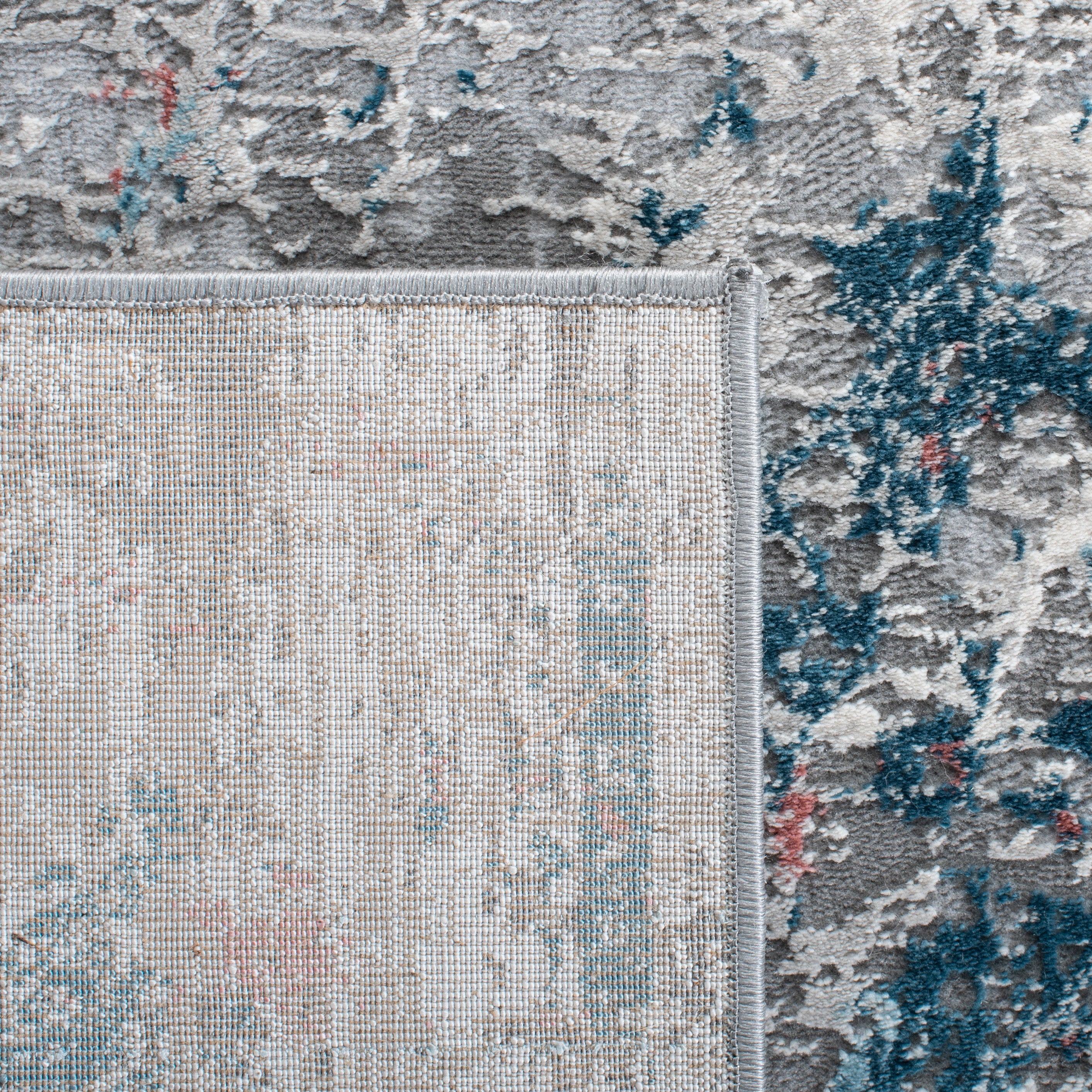 Safavieh Meadow 583 Rug, MDW583 - Light Grey / Blue