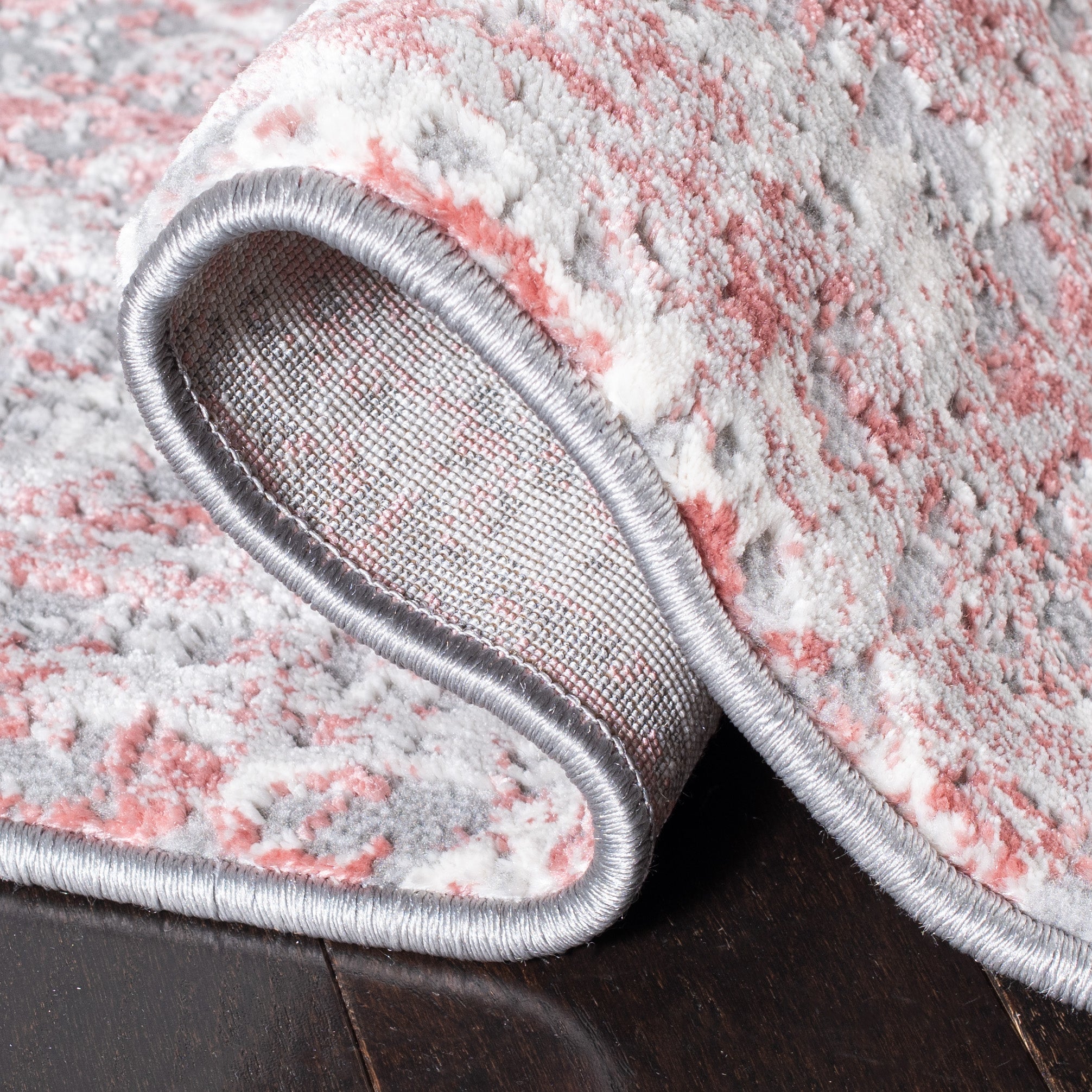 Safavieh Meadow 583 Rug, MDW583 - Grey / Pink