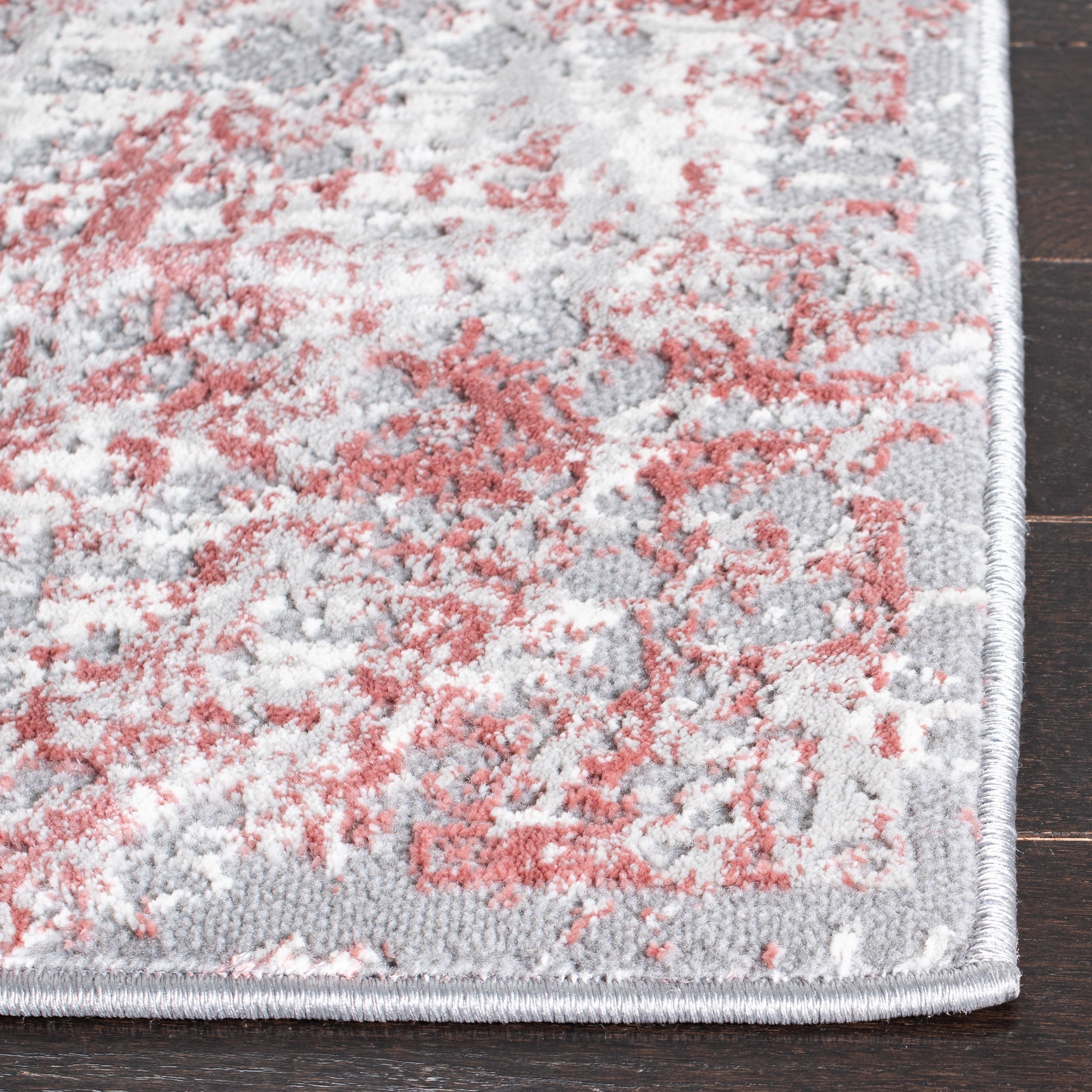 Safavieh Meadow 583 Rug, MDW583 - Grey / Pink