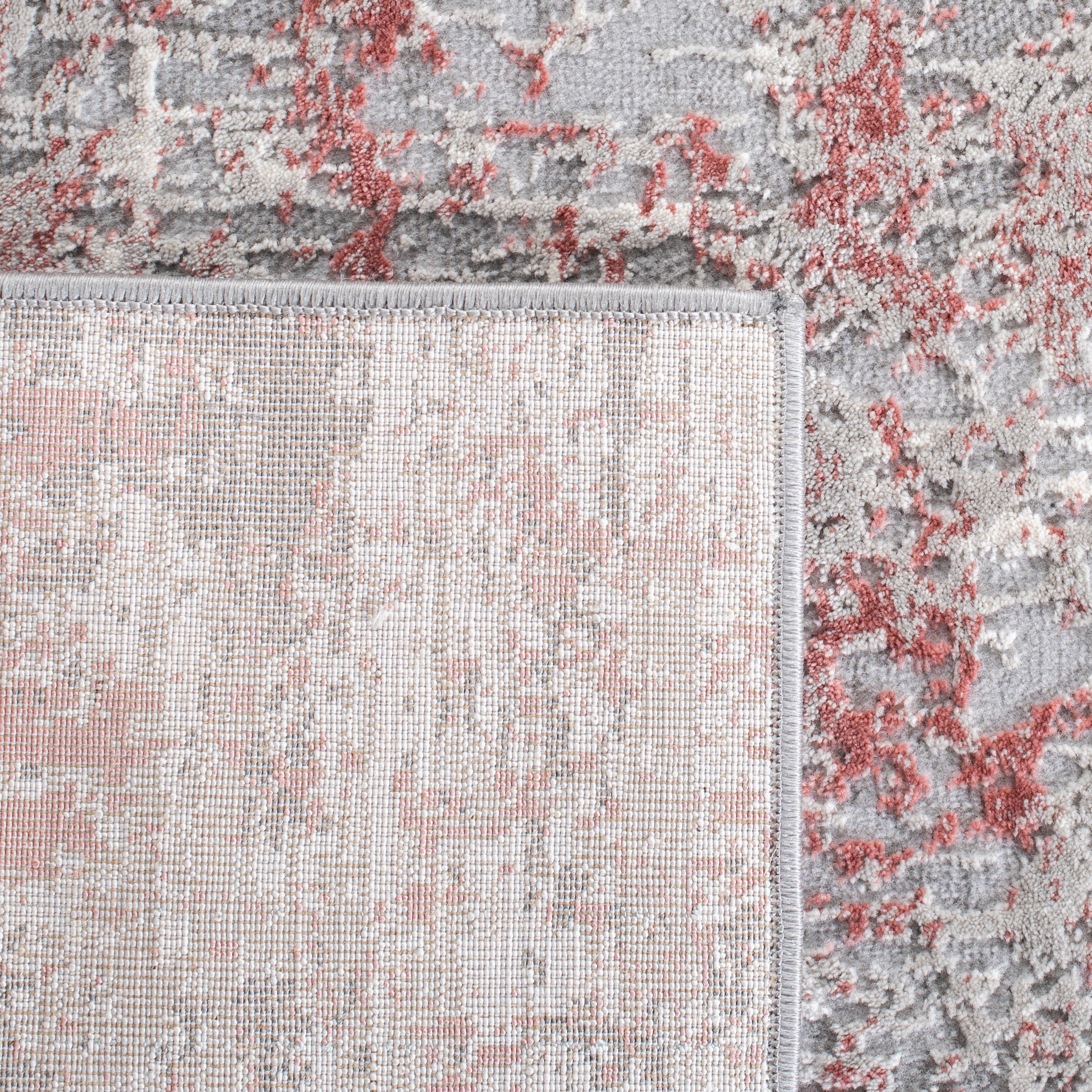 Safavieh Meadow 583 Rug, MDW583 - Grey / Pink