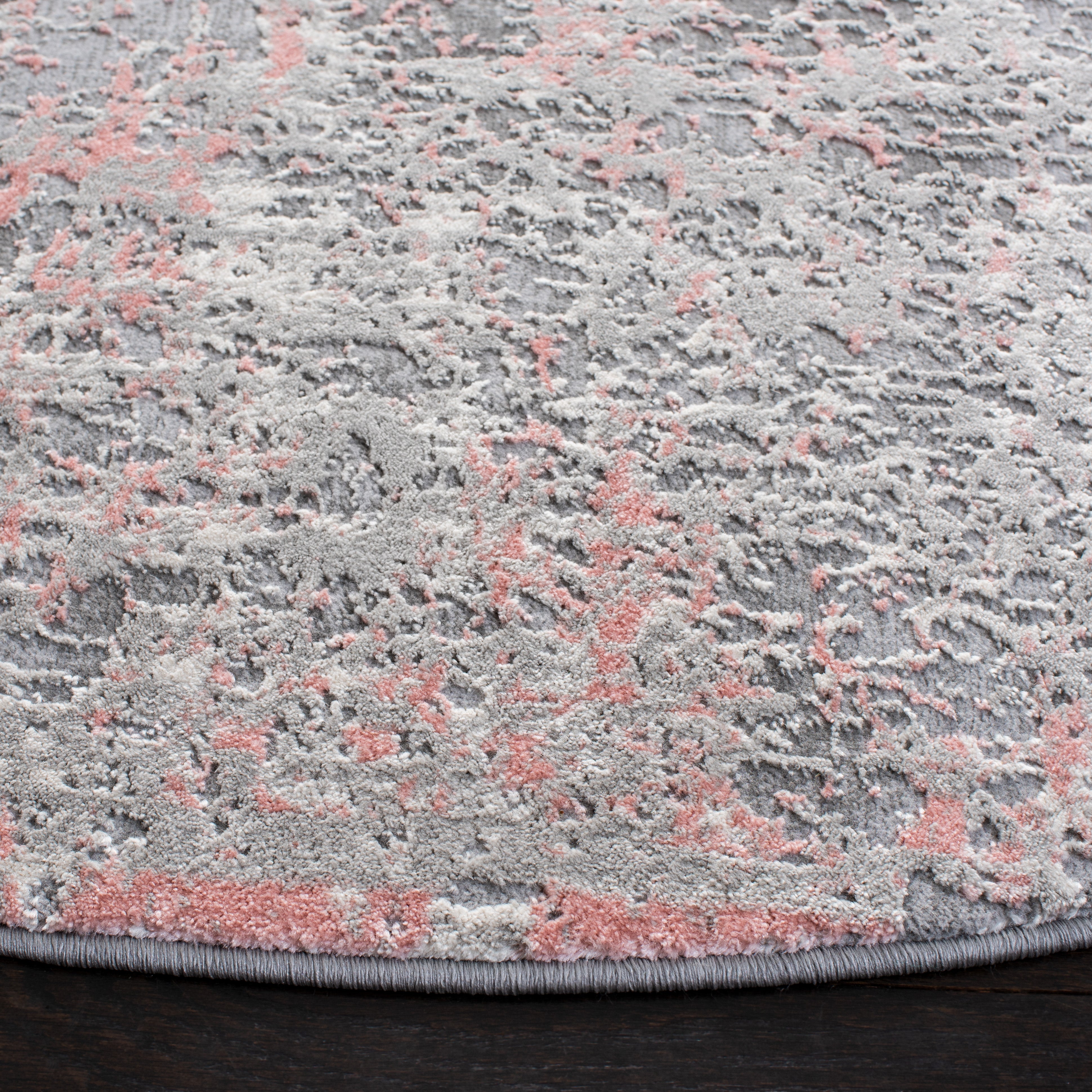 Safavieh Meadow 583 Rug, MDW583 - Grey / Pink