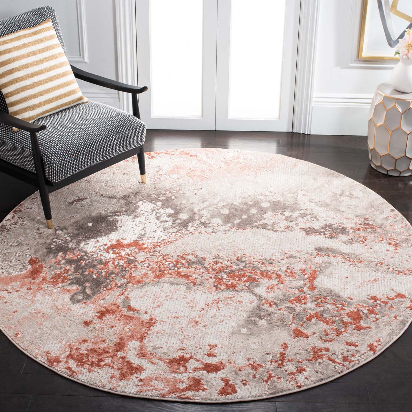 Safavieh Meadow 596 Rug, MDW596 - Beige / Pink