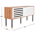 Safavieh Shiloh Tv Stand , MED2200 - White / Natural