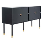 Safavieh Shiloh Tv Stand , MED2200 - White / Black