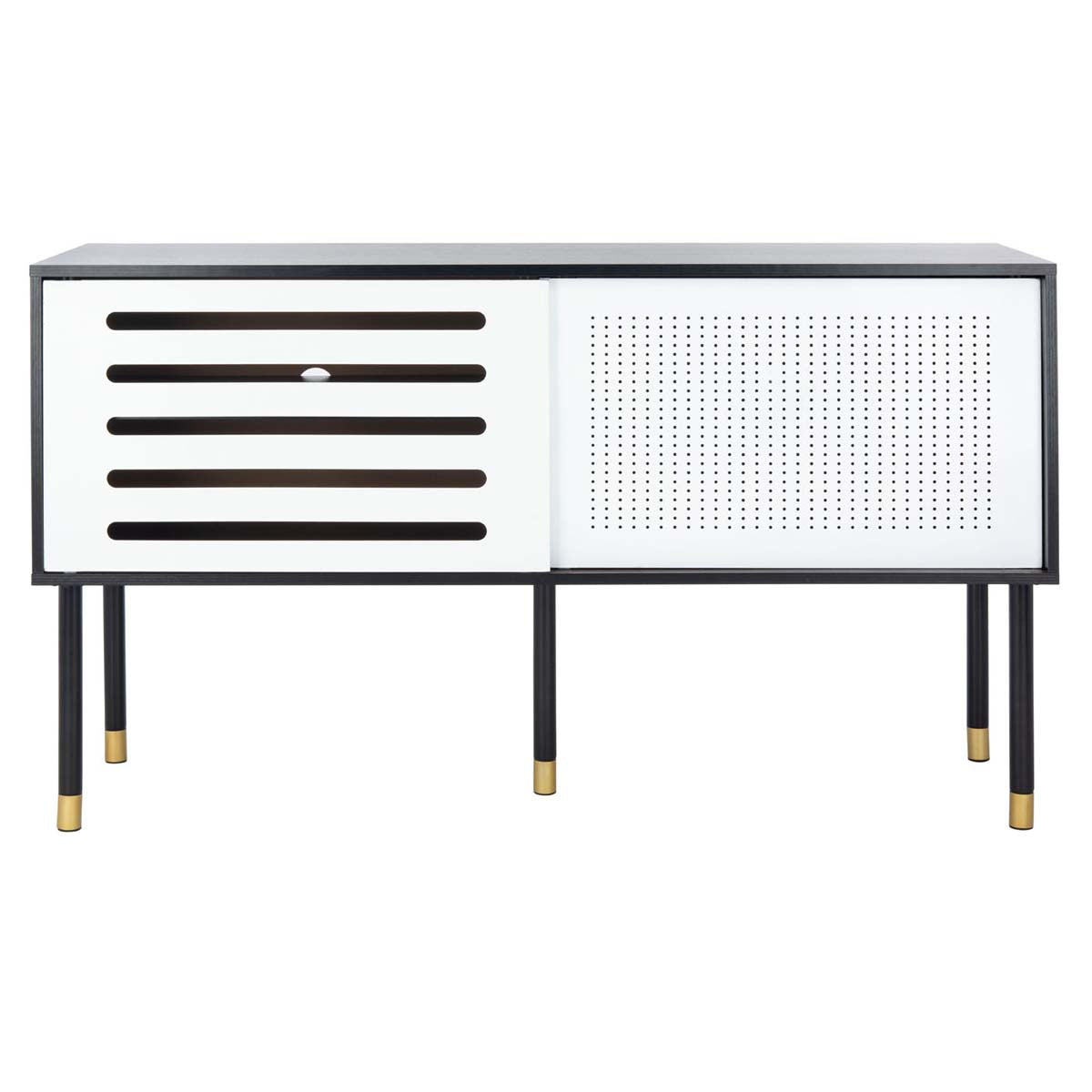 Safavieh Shiloh Tv Stand , MED2200 - White / Black