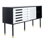 Safavieh Shiloh Tv Stand , MED2200 - White / Black
