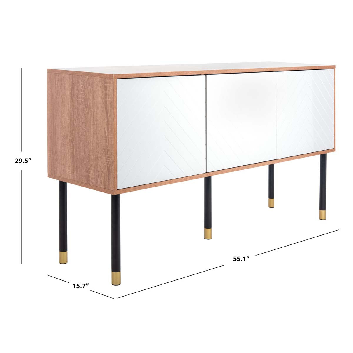 Safavieh Oakley Tv Stand , MED2201 - Natural / White