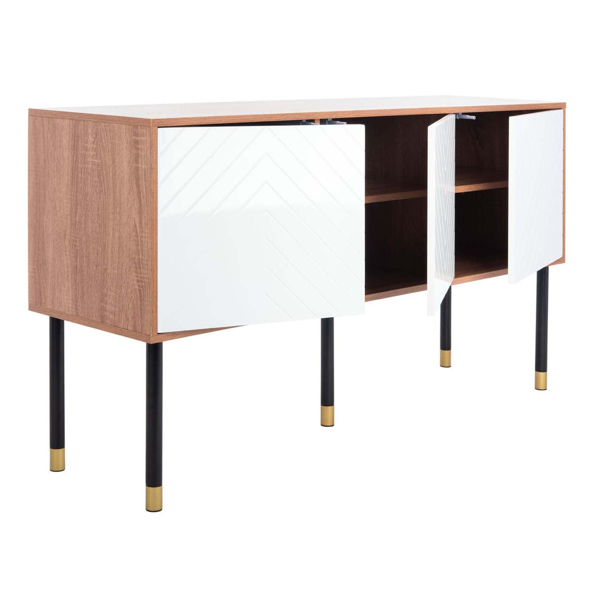 Safavieh Oakley Tv Stand , MED2201 - Natural / White