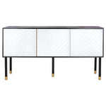 Safavieh Oakley Tv Stand , MED2201 - Black / White