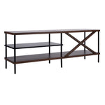Safavieh Bruno Industrial Tv Stand , MED5001 - Walnut / Black