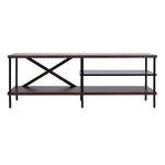 Safavieh Bruno Industrial Tv Stand , MED5001 - Walnut / Black