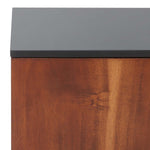 Safavieh Vance 3 Door 2 Shelf Sideboard , MED5007 - Brown/Black