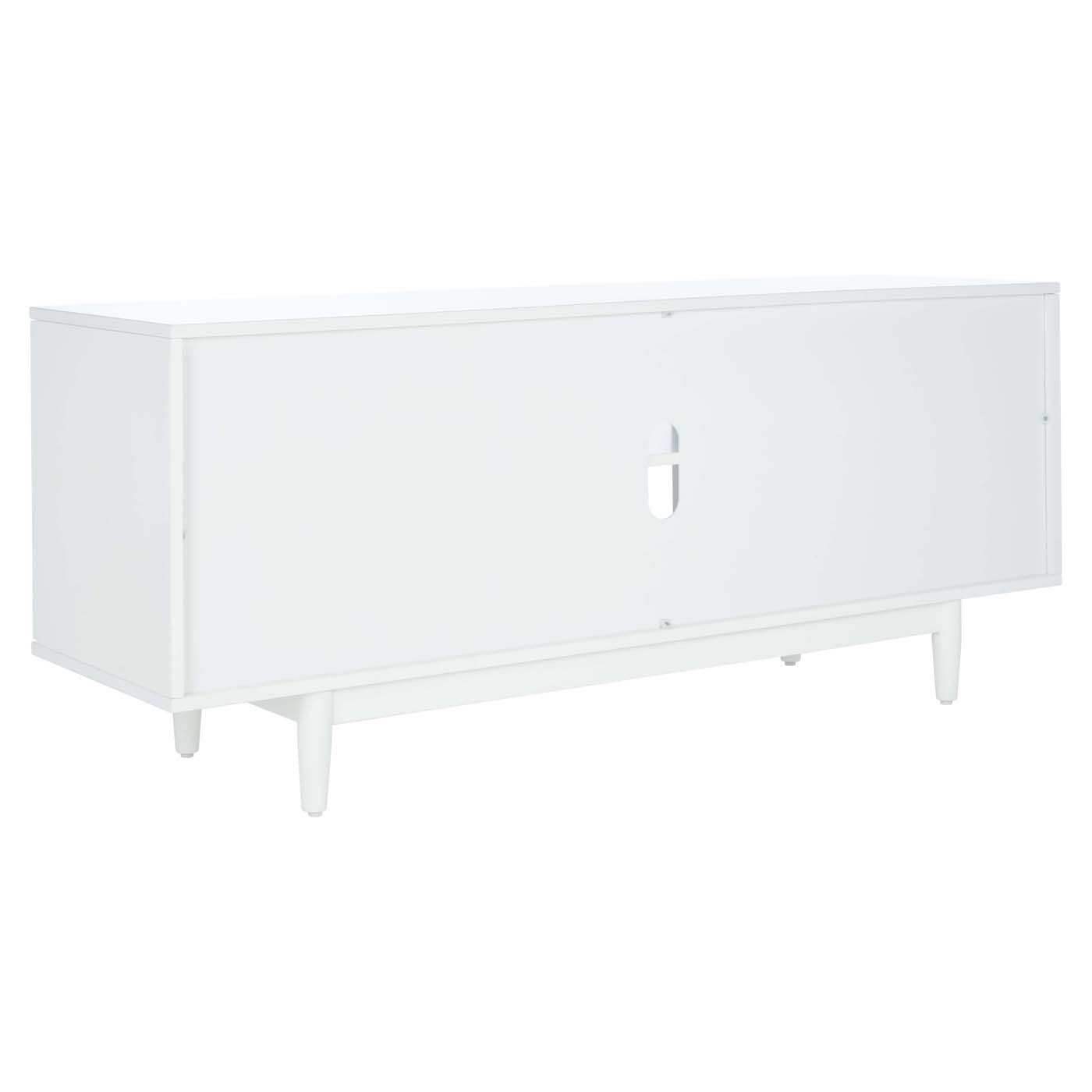 Safavieh Faye 2 Shelf Pattern Media Stand , MED5011 - White Washed