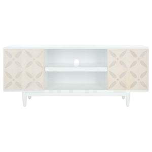 Safavieh Faye 2 Shelf Pattern Media Stand , MED5011