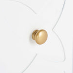 Safavieh Ottoline 2 Shelf Pattern Media Stand , MED5014 - White / Gold