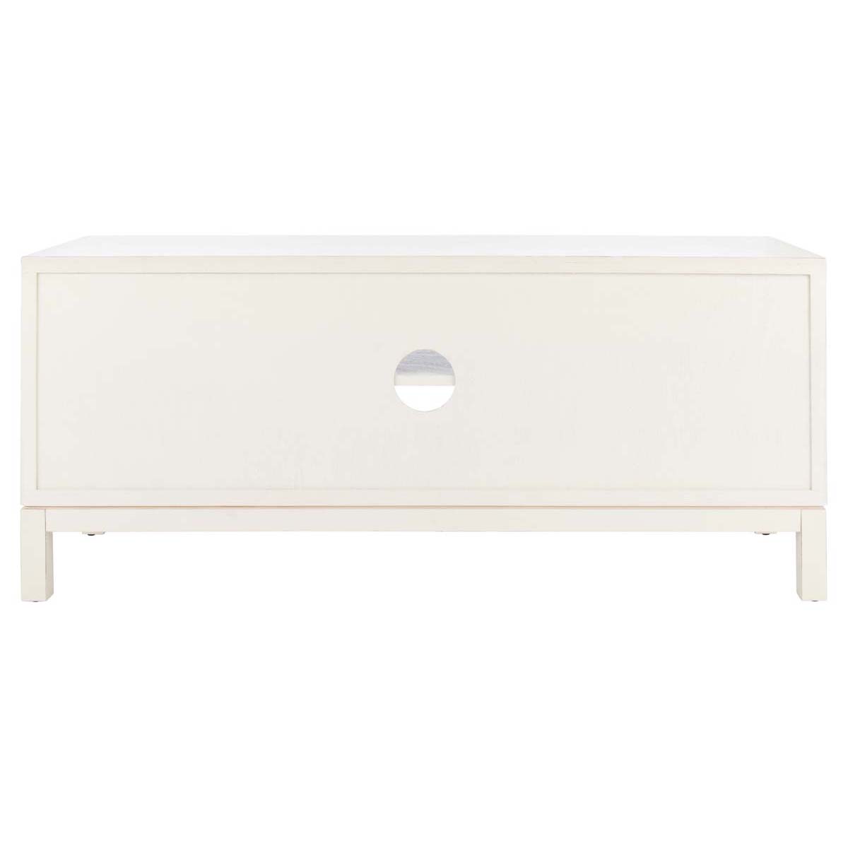 Safavieh Ajana 2 Door 1 Shelf Media Stand , MED5703 - Distressed White / Honey