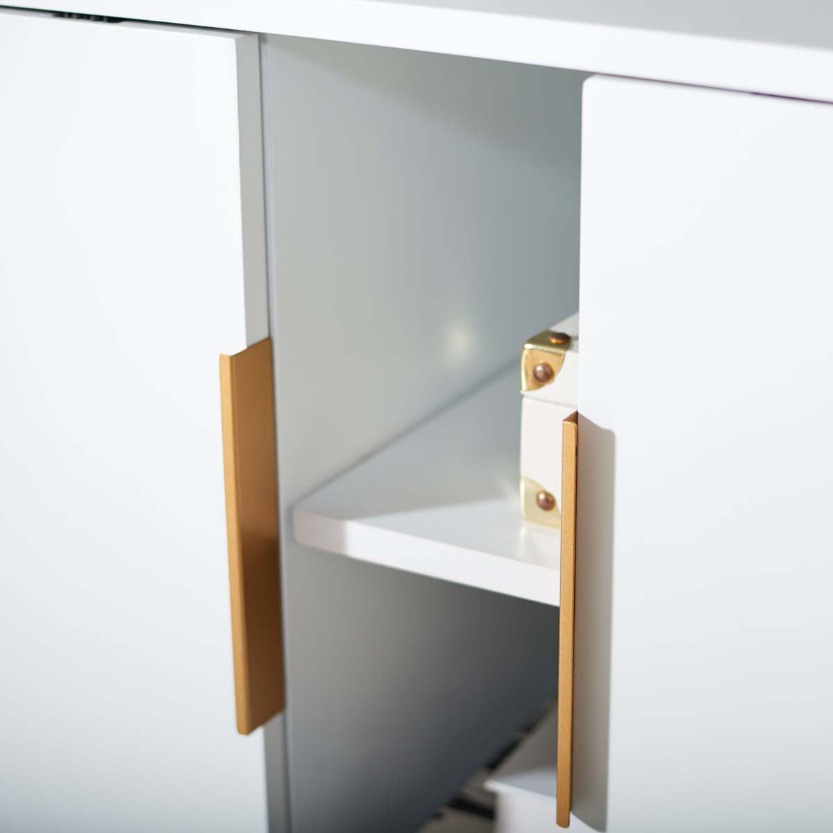 Safavieh Ligia 2 Door Media Stand , MED6400 - White