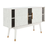 Safavieh Ligia 2 Door Media Stand , MED6400 - White Washed