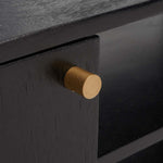 Safavieh Errington 2 Shelf Media Stand , MED9000 - Black / Gold Accents