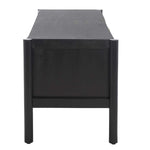 Safavieh Errington 2 Shelf Media Stand , MED9000 - Black / Gold Accents