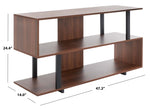 Safavieh Jarrett Small Media Stand , MED9301 - Walnut / Black