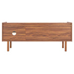 Safavieh Safiya 2 Shelf Media Stand , MED9602 - Walnut/White