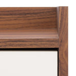 Safavieh Safiya 2 Shelf Media Stand , MED9602 - Walnut/White