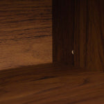 Safavieh Safiya 2 Shelf Media Stand , MED9602 - Walnut/Black