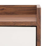 Safavieh Diara 1 Shelf Media Stand , MED9603 - Walnut/White