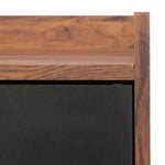 Safavieh Diara 1 Shelf Media Stand , MED9603 - Walnut/Black