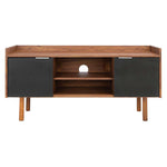Safavieh Diara 1 Shelf Media Stand , MED9603 - Walnut/Black