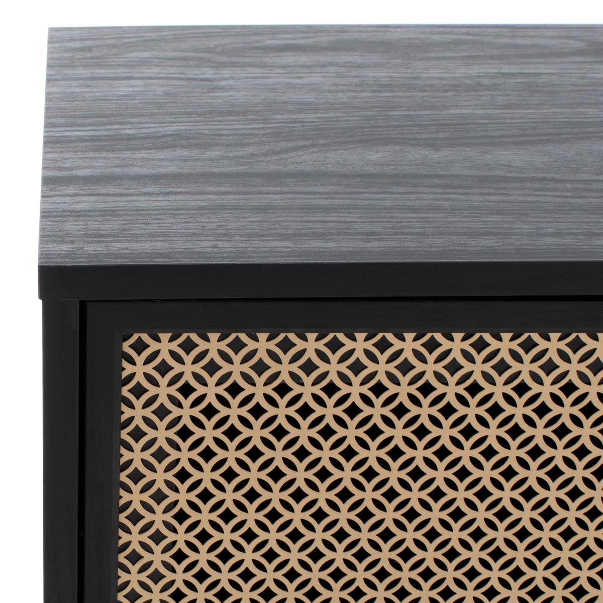 Safavieh Ceu 3 Drawer 1 Shelf Media Stand  , MED9606