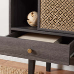 Safavieh Ceu 3 Drawer 1 Shelf Media Stand  , MED9606