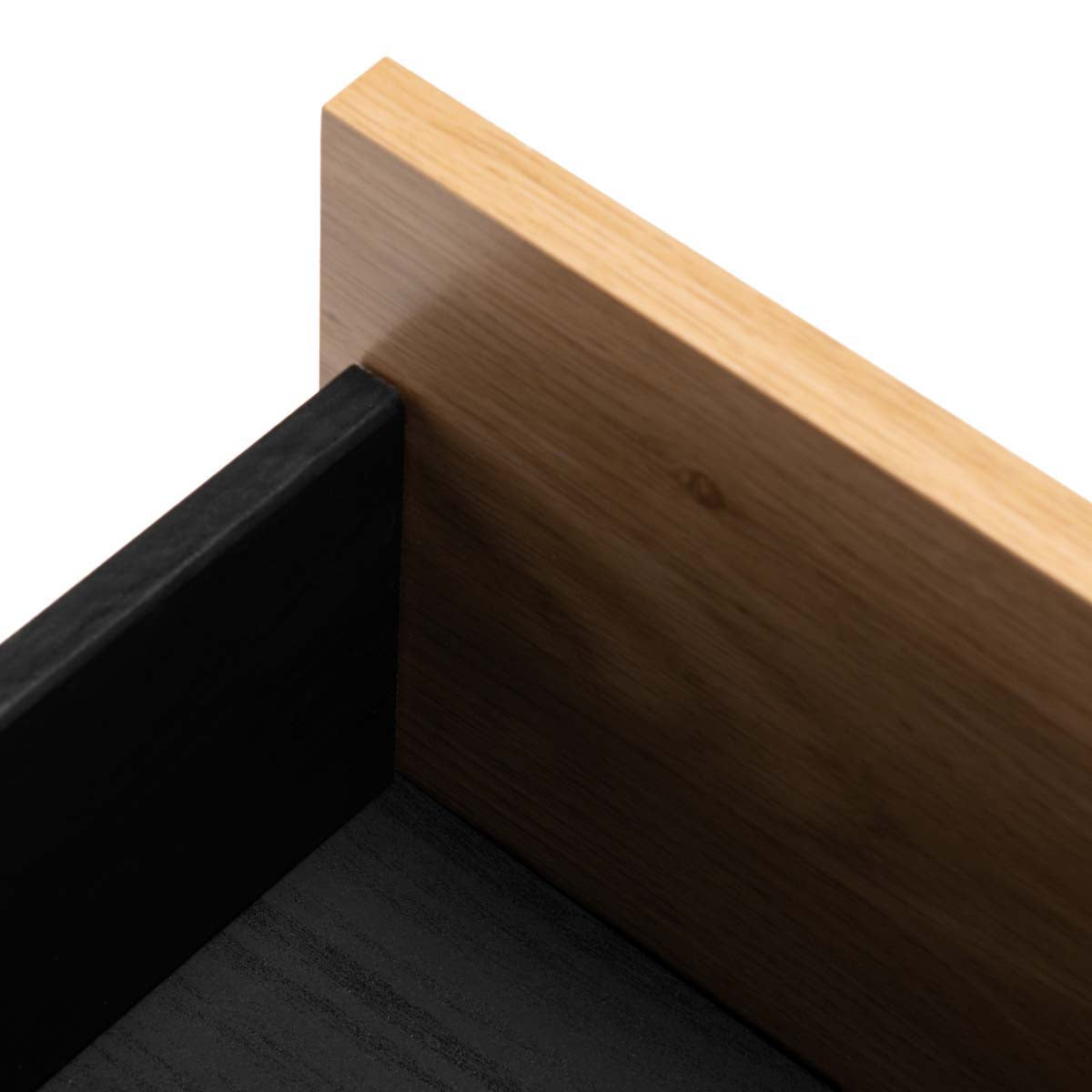 Safavieh Beatrix 1 Drawer Media Stand , MED9607 - Black/Oak/Gold