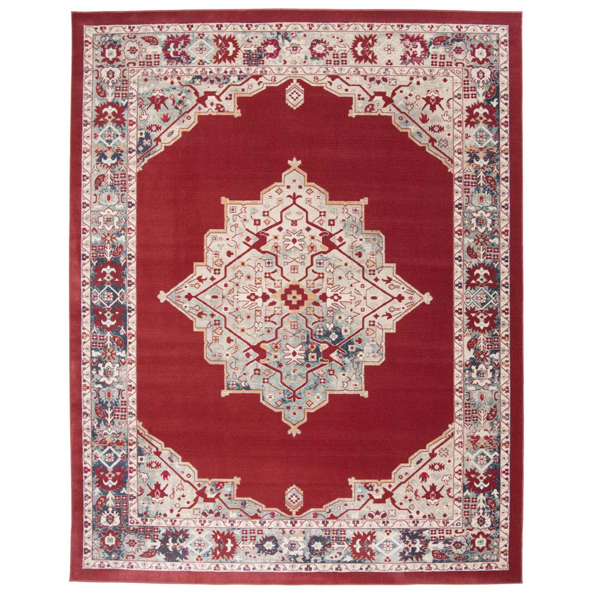 Safavieh Merlot 300 312 Rug, MER312 - Red / Aqua