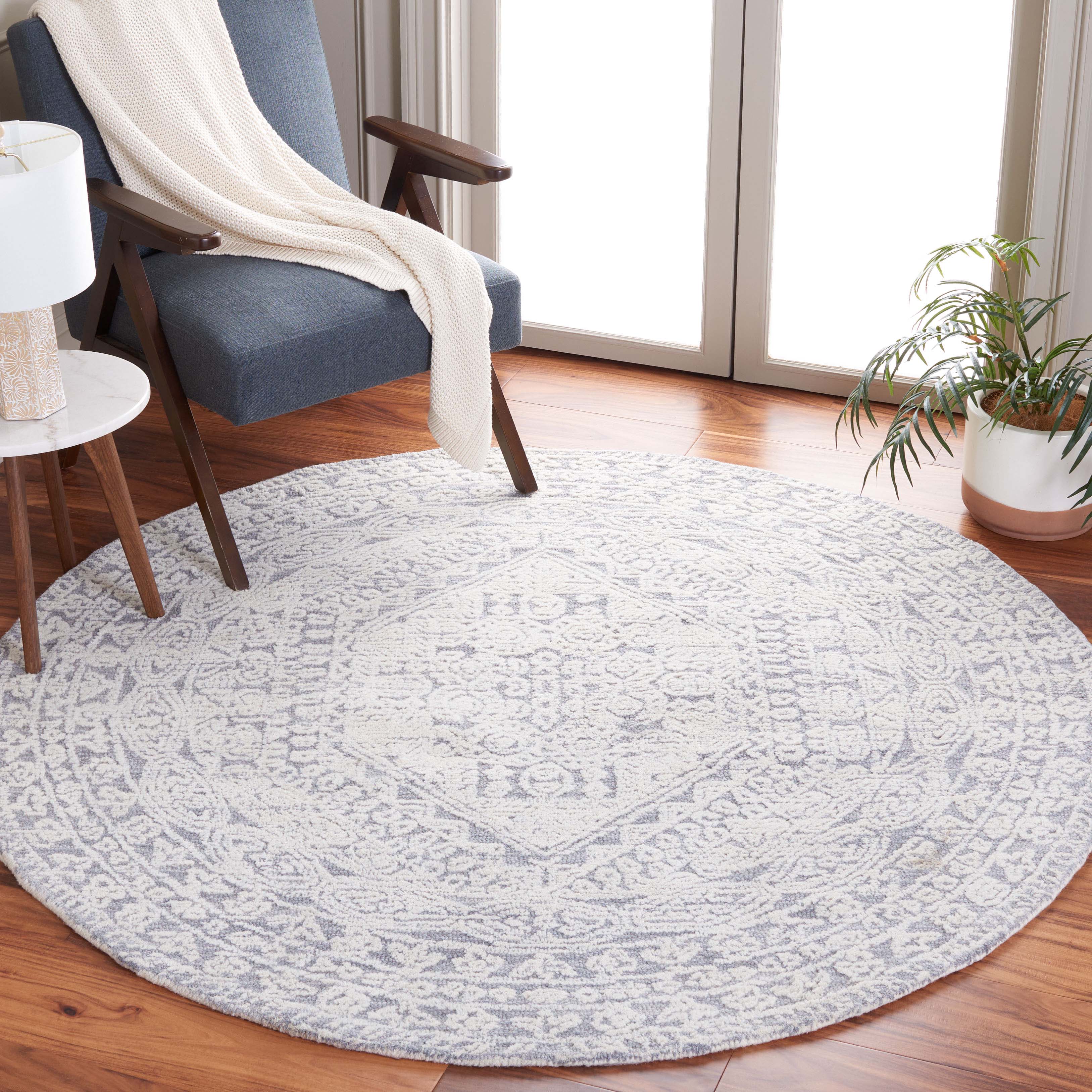 Safavieh Metro 184 Rug, MET184 - Grey / Ivory