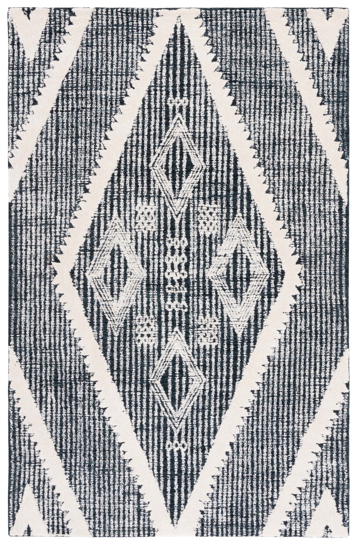 Safavieh Metro 185 Rug, MET185 - Black / Ivory