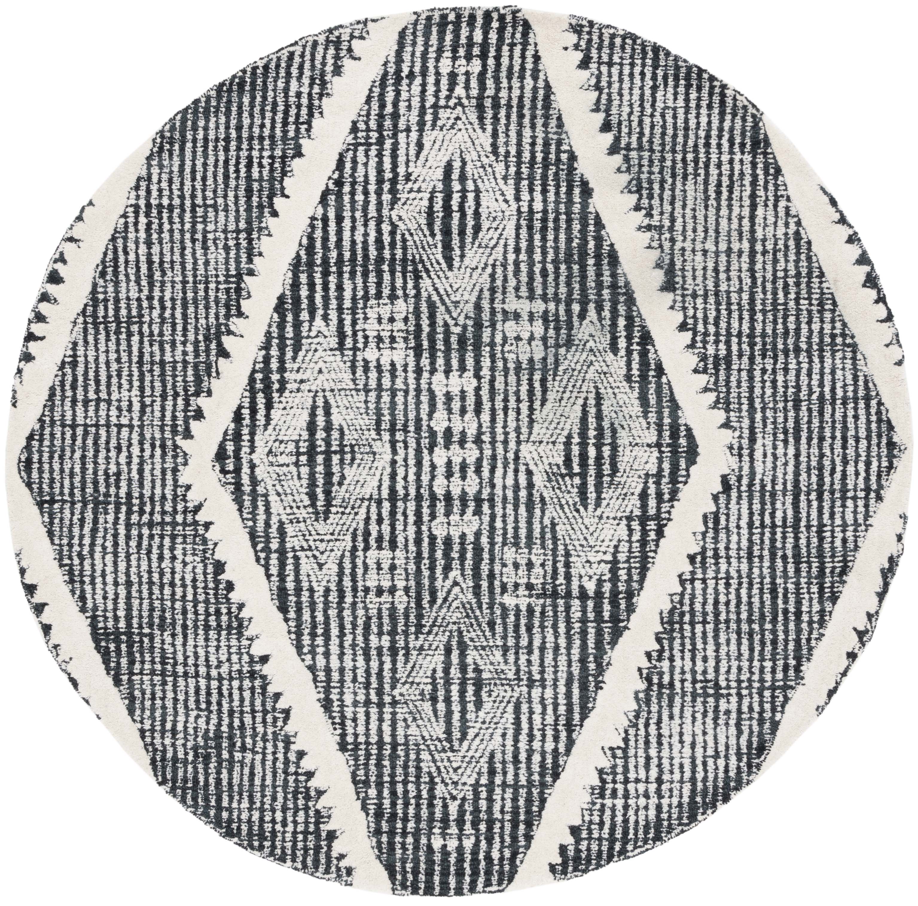 Safavieh Metro 185 Rug, MET185 - Black / Ivory