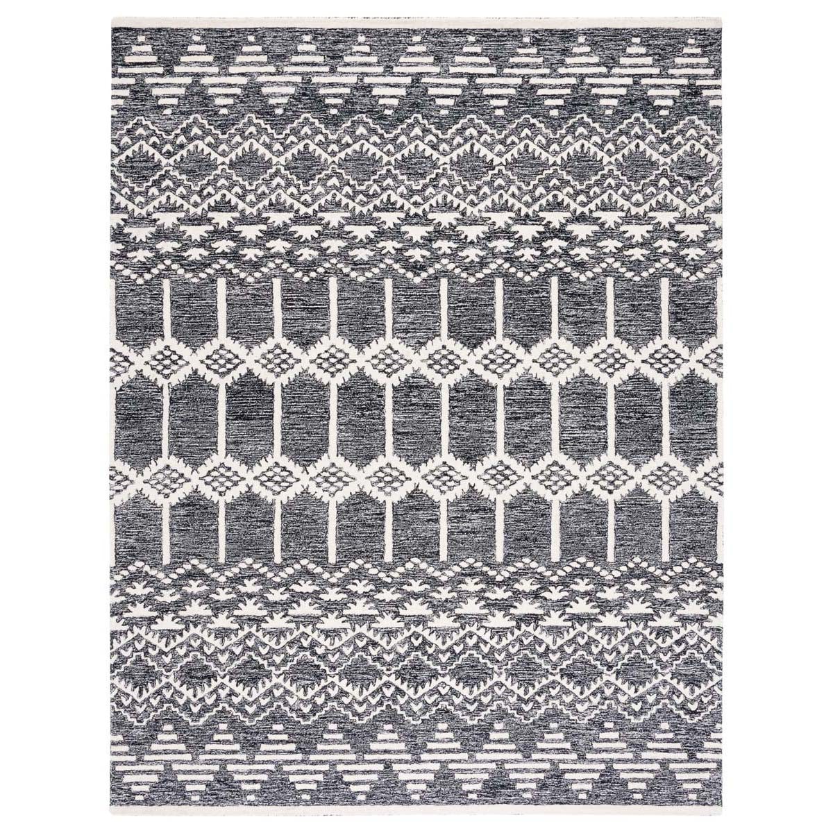 Safavieh Metro 253 Rug, MET253 - Black / Ivory