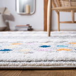 Safavieh Moroccan Fringe Shag 102 Rug, MFG102 - Ivory / Grey