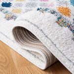 Safavieh Moroccan Fringe Shag 102 Rug, MFG102 - Ivory / Grey