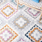 Safavieh Moroccan Fringe Shag 106 Rug, MFG106 - Grey / Ivory