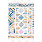 Safavieh Moroccan Fringe Shag 108 Rug, MFG108 - Ivory / Orange