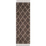 Safavieh Moroccan Fringe Shag 241 Rug, MFG241 - Grey / Cream