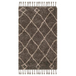 Safavieh Moroccan Fringe Shag 241 Rug, MFG241 - Grey / Cream